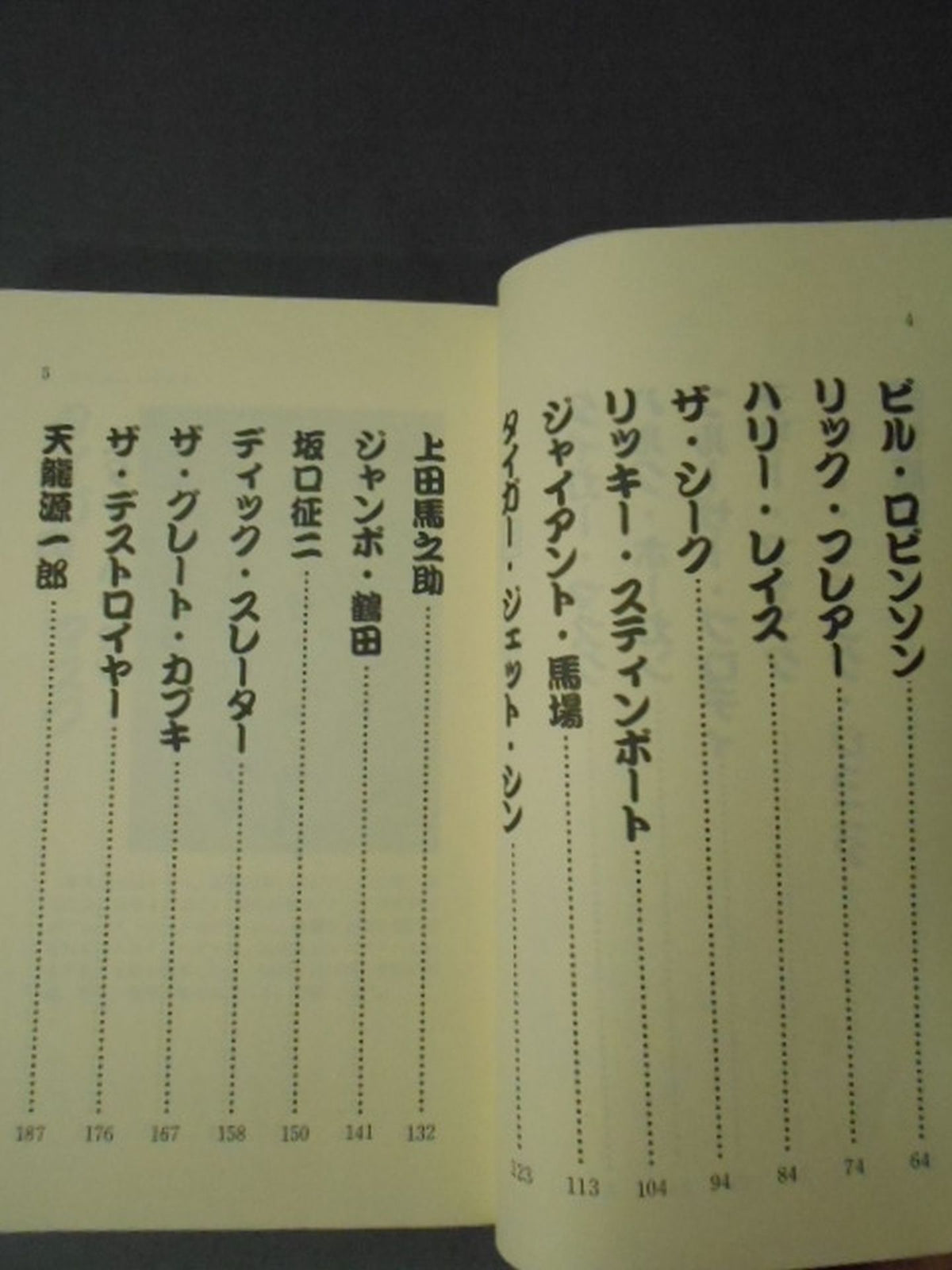 プロレス スーパースターおもしろ読本