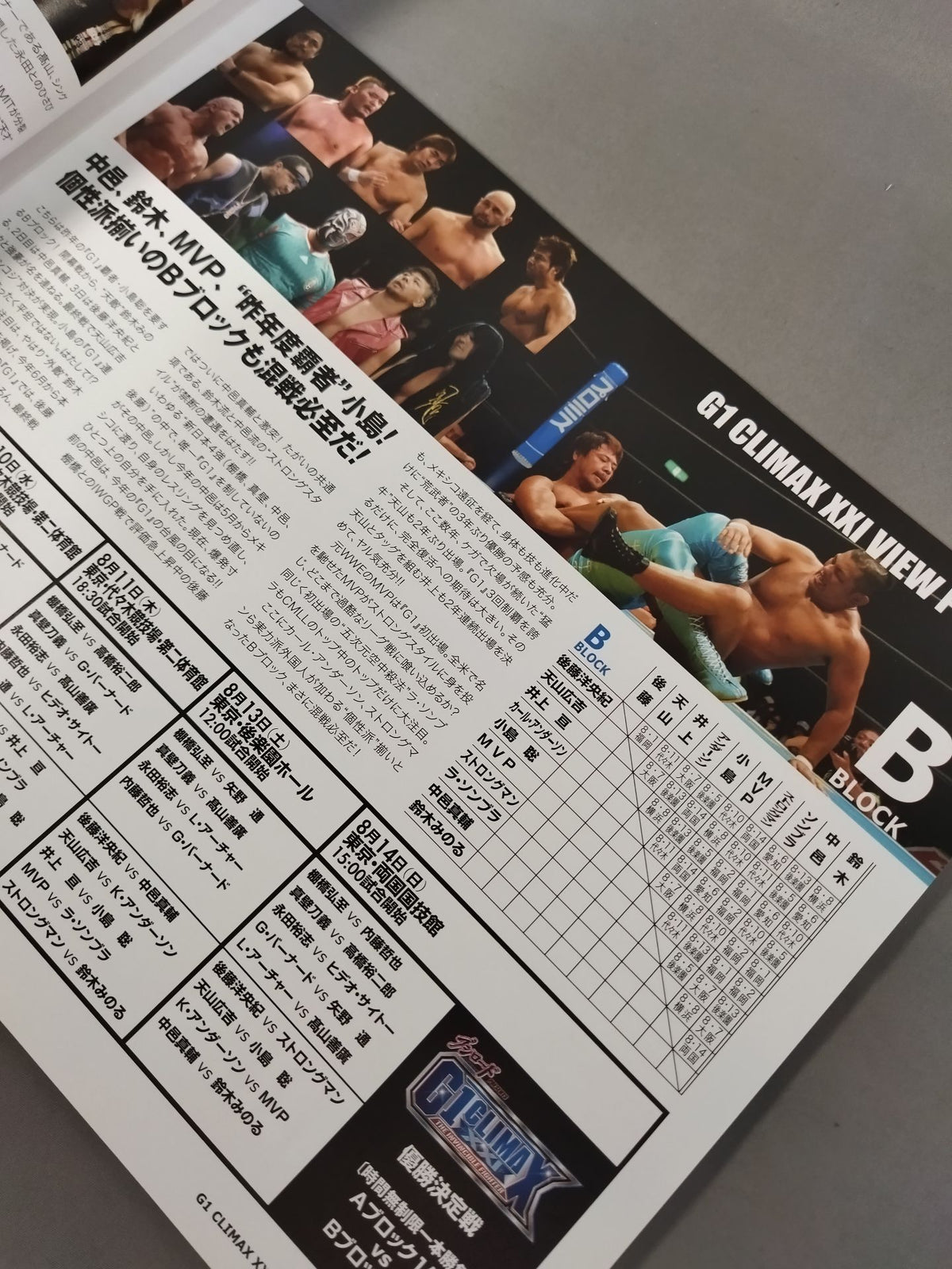 G1 CLIMAX XXI / G1 CLIMAX 21