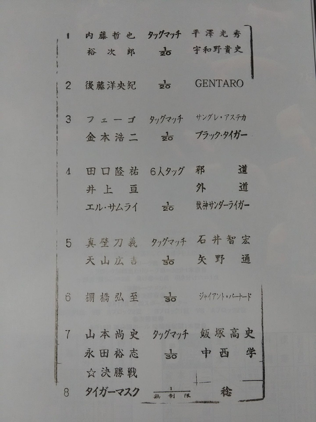 【半券付き・BOSJ決勝】NJPW OFFICIAL MAGAZINE 2006 Vol.4