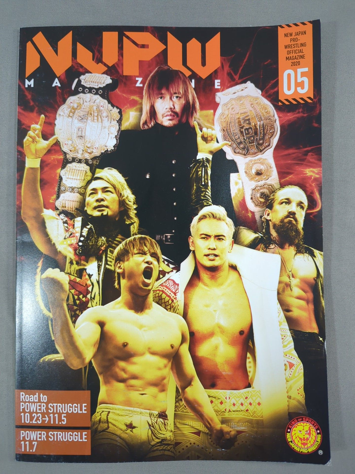 【Michiyuki Oka hand signed autograph 】NJPW OFFICIAL MAGAZINE 2020 Vol.5