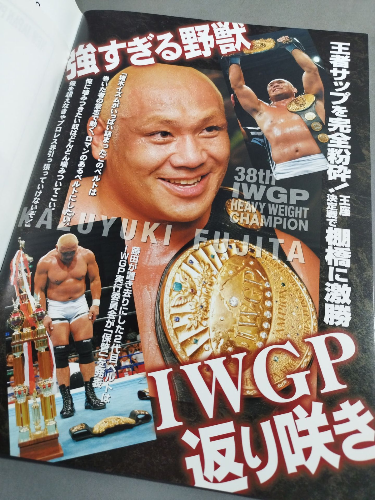 【田中リングアナ 直筆サイン入り】闘魂スペシャル187