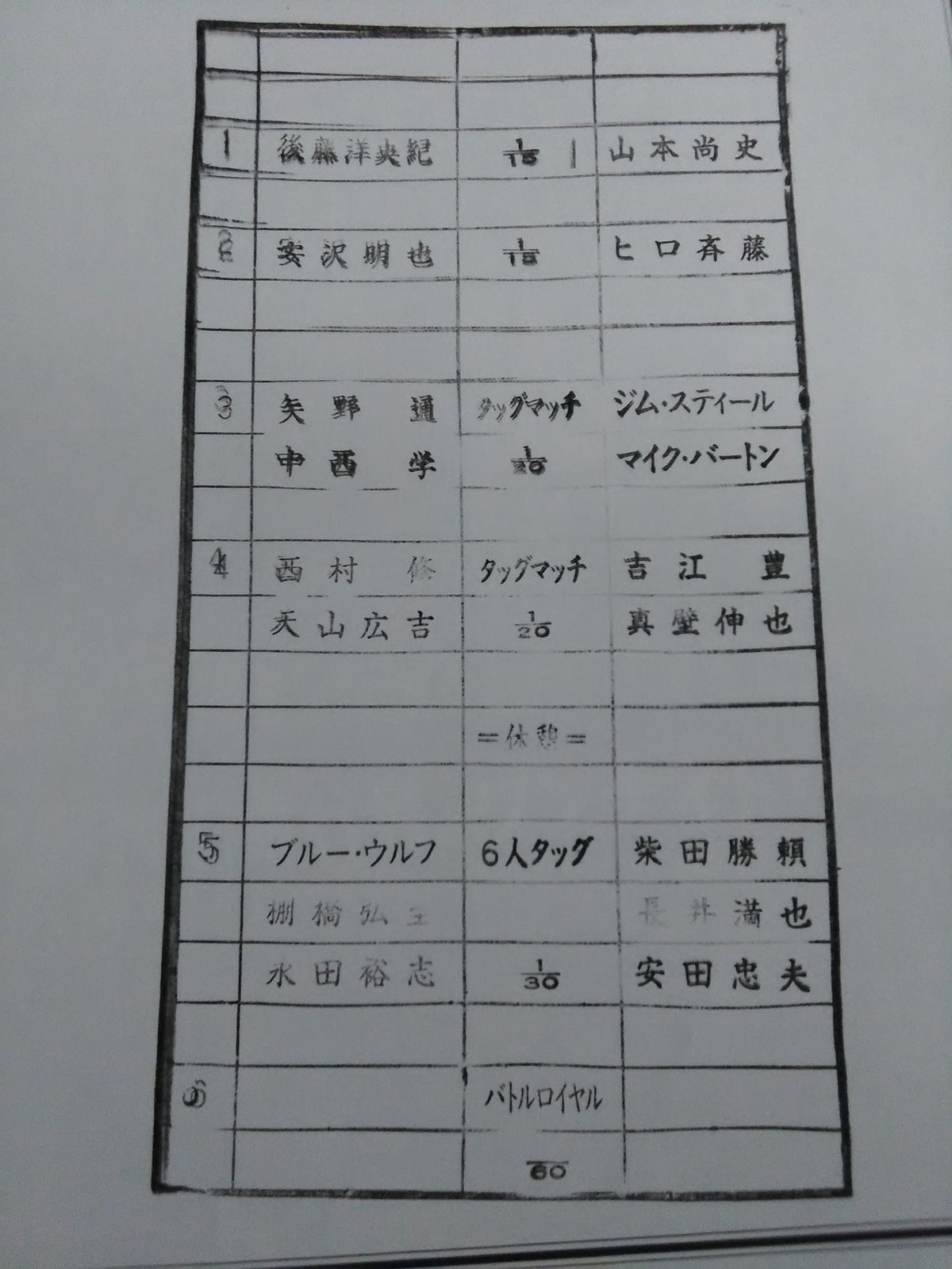【田中リングアナ 直筆サイン入り】闘魂スペシャル183