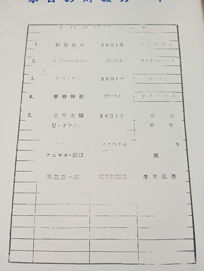 WAR / 革命縦断 ～SOUTH TO NORTH～【開幕戦】