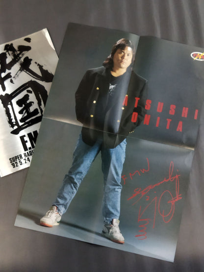 [Amigo Ultra hand signed autograph] ★ Onita vs. Leon Spinks ★ FMW / Sengoku