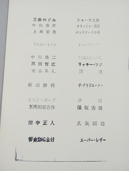 FMW / OFFICIAL GUIDE BOOK 1996 Special
