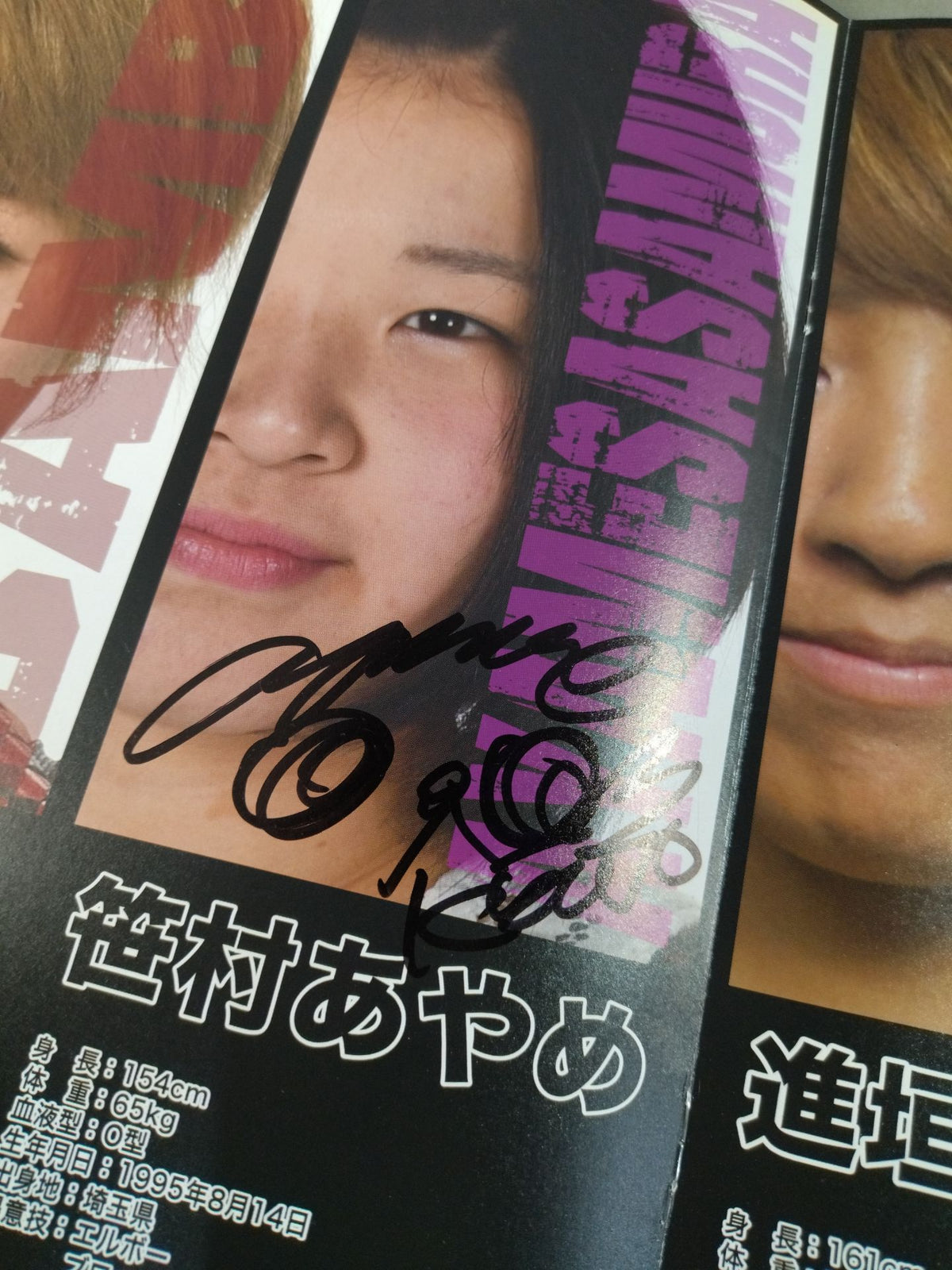 [8 fighters hand signed autograph ] KAIENTAI-DOJO Vol.52