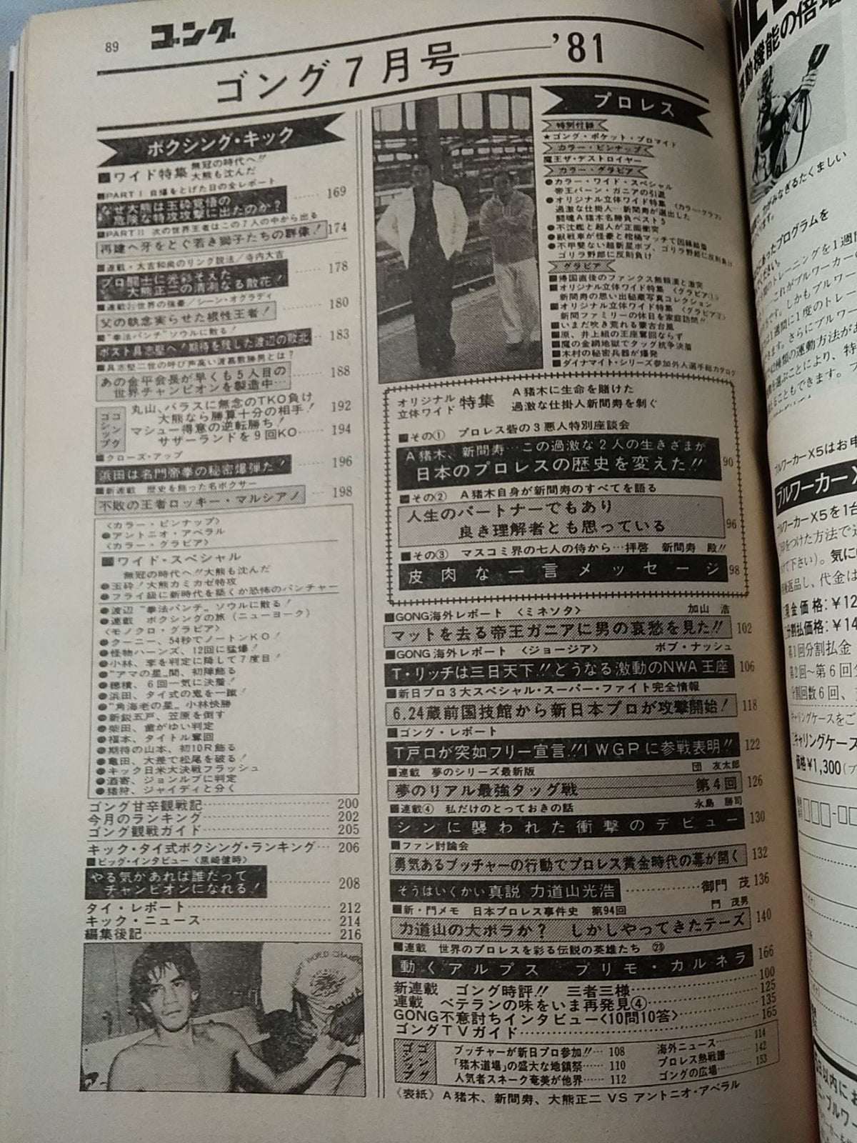 月刊ゴングVol.14 No.7