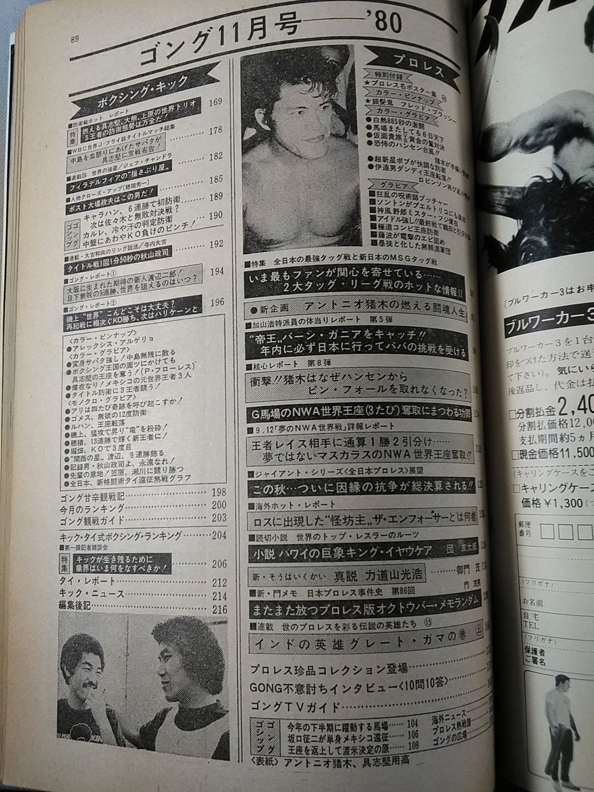 月刊ゴングVol.13 No.11