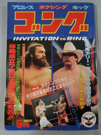 ★ Terry Funk Monthly Gong Vol.15 ★ No.6 with Mini Color Card