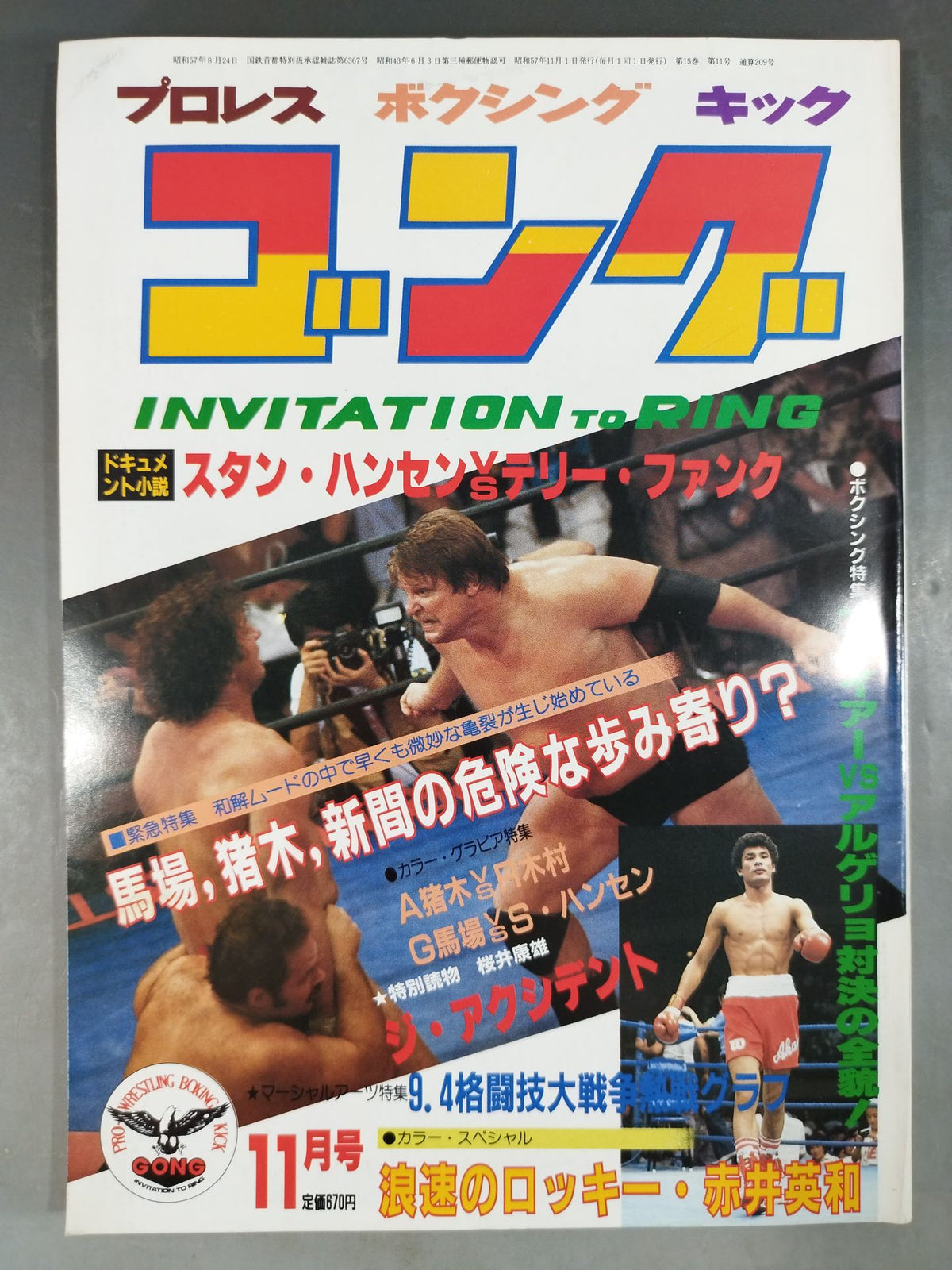 月刊ゴングVol.15 No.11