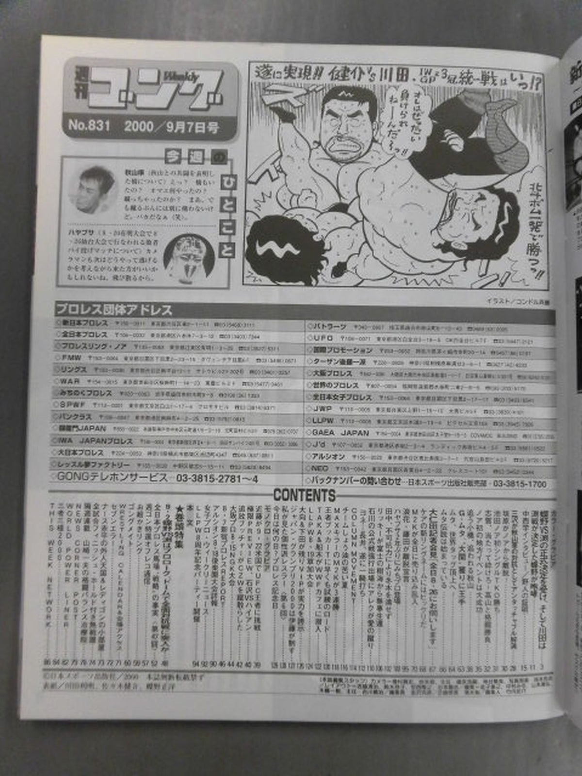週刊ゴング831