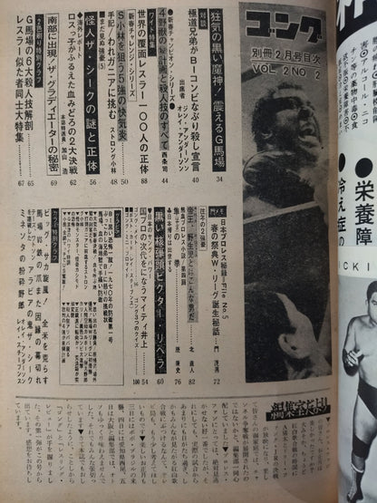 別冊ゴングVol.2 No.2