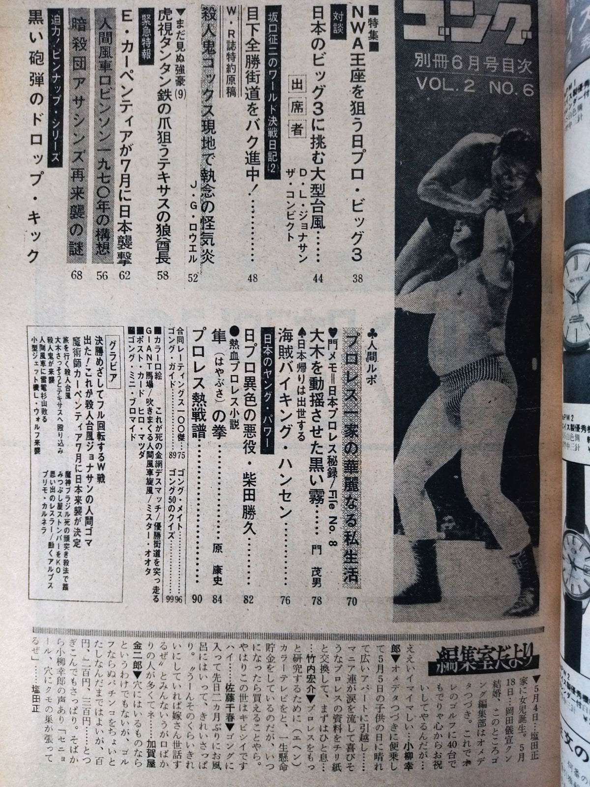 別冊ゴングVol.2 No.6