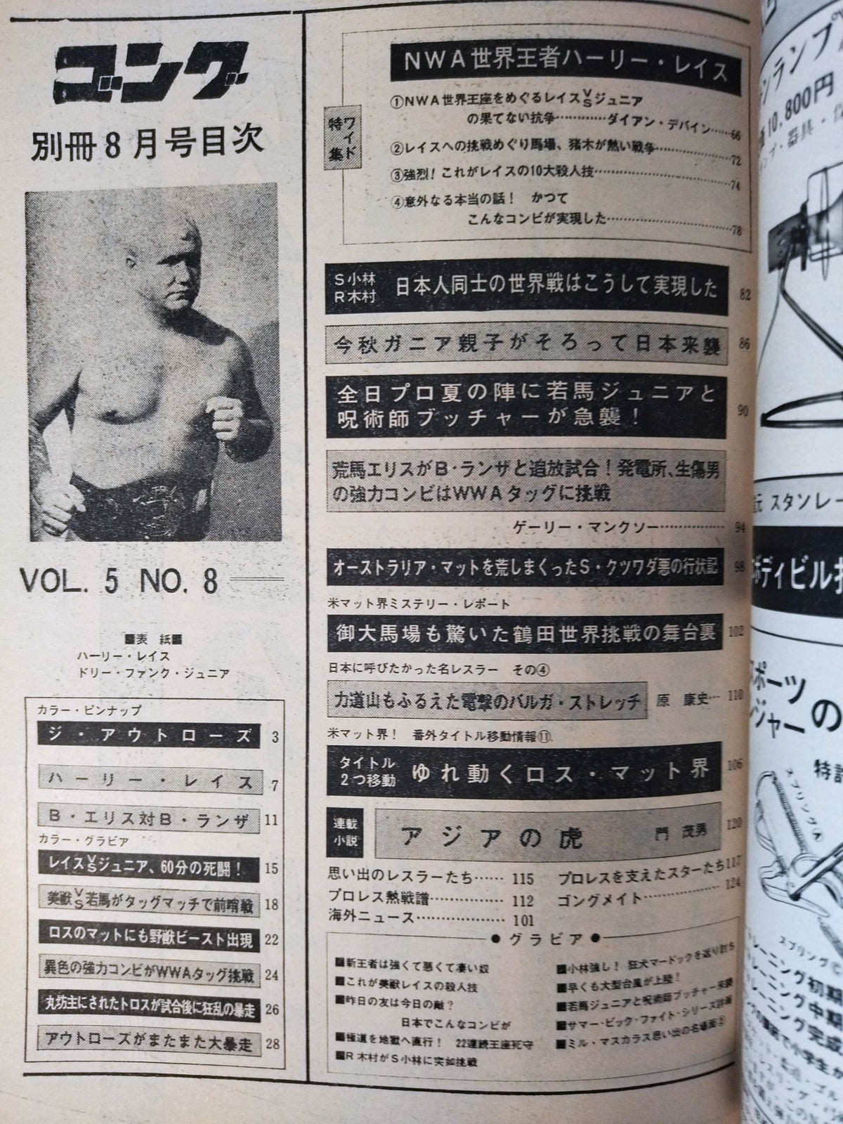 別冊ゴングVol.5 No.8