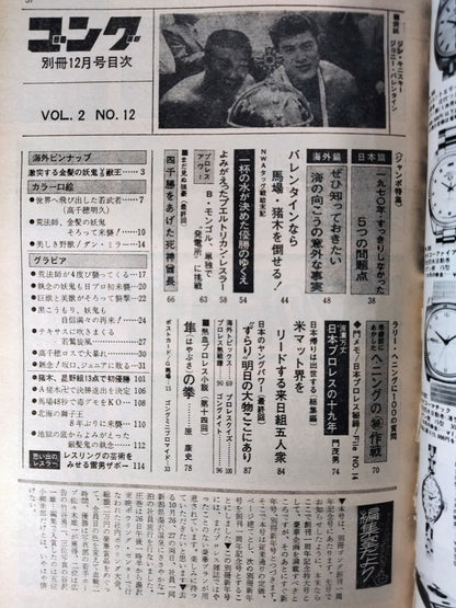 別冊ゴングVol.2 No.12