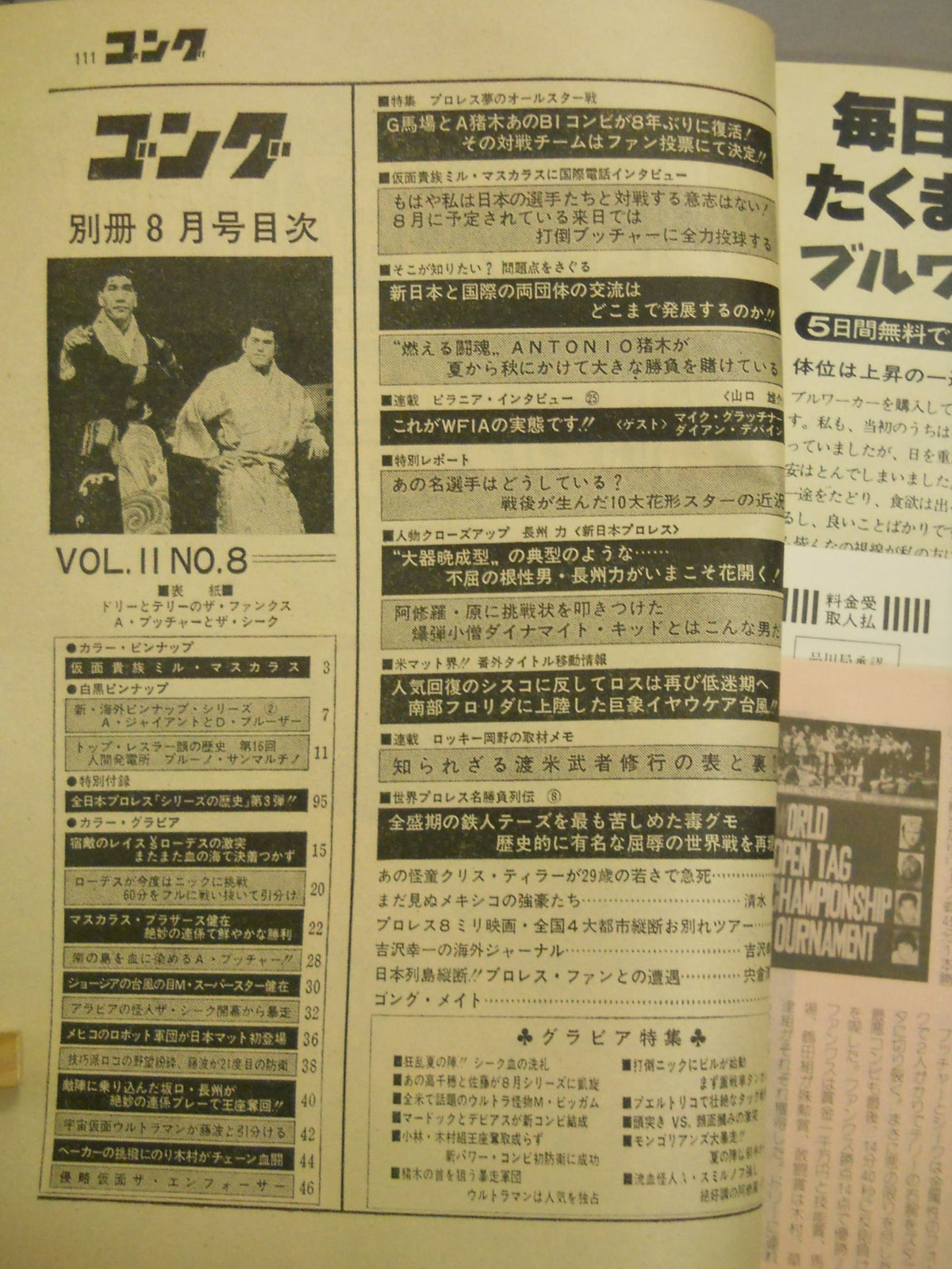 別冊ゴングVol.11 No.9