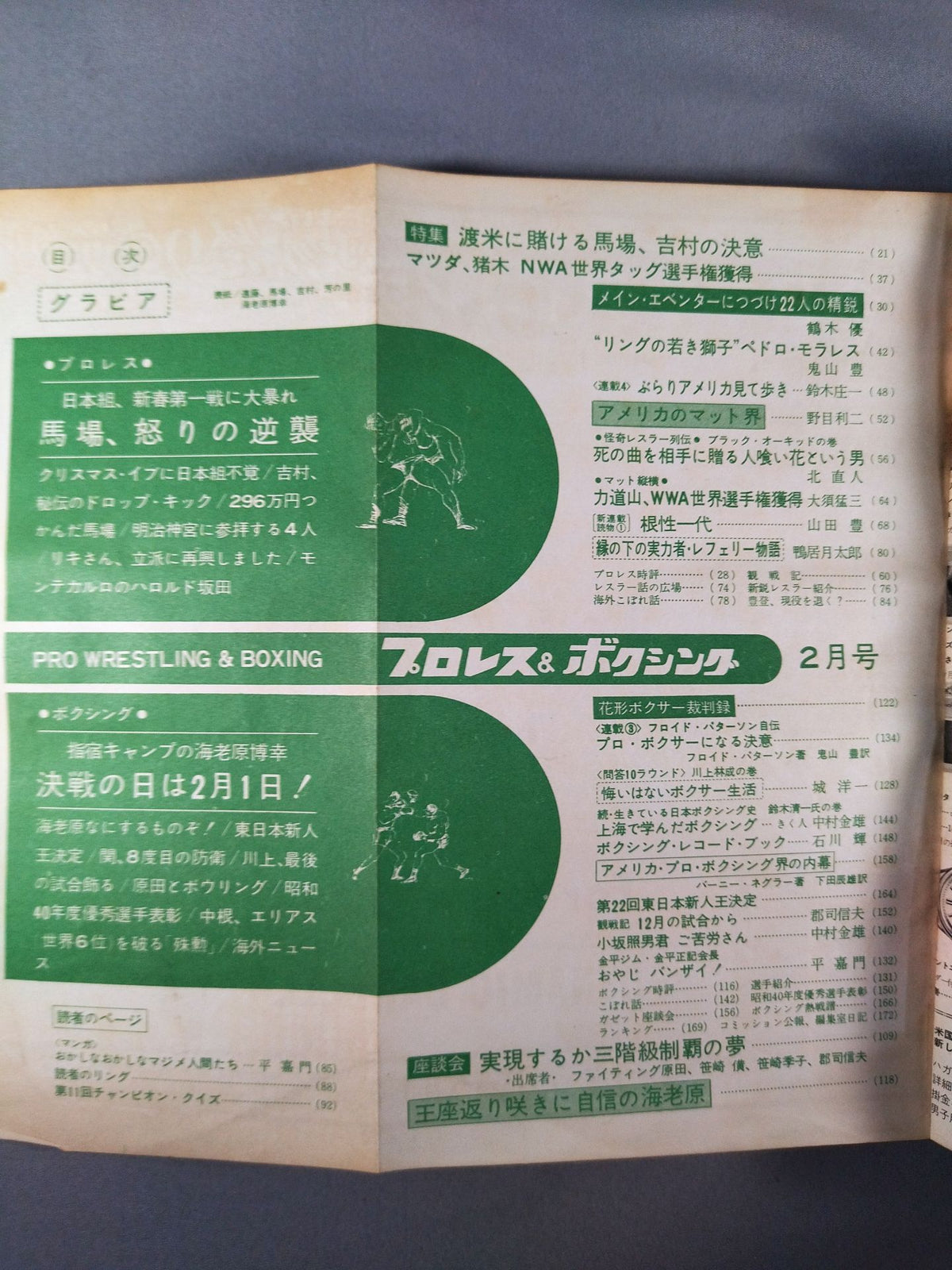 Pro Wrestling & Boxing February 1966 issue