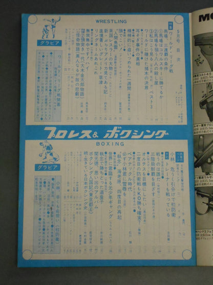 プロレス&ボクシング 1968年05月号