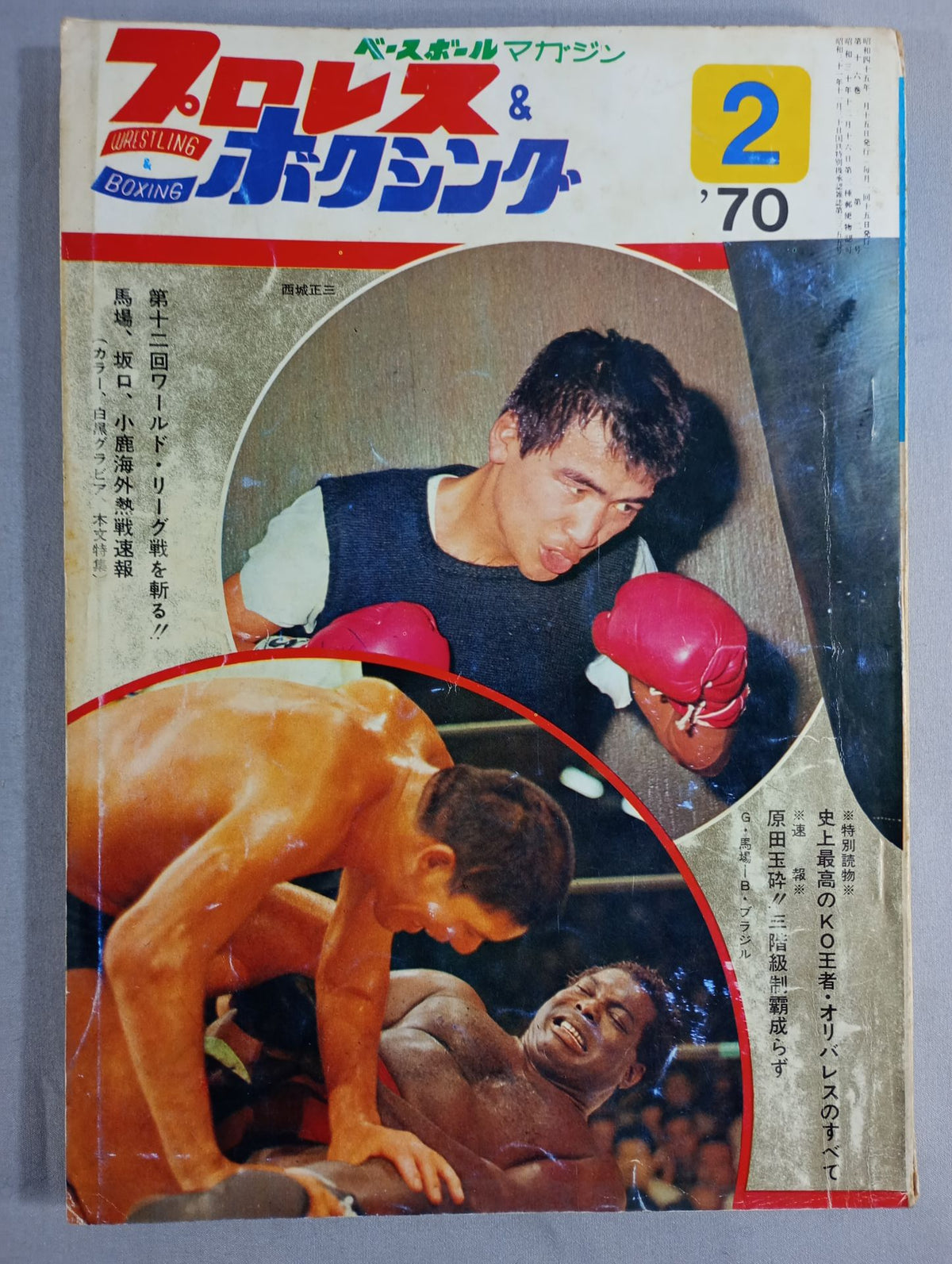 Pro Wrestling  & Boxing, February 1970