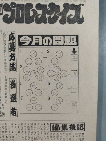 月刊プロレス 1978年08月号