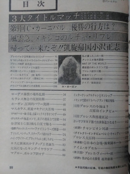 月刊プロレス 1981年04月号