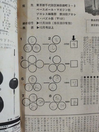 月刊プロレス 1973年12月号