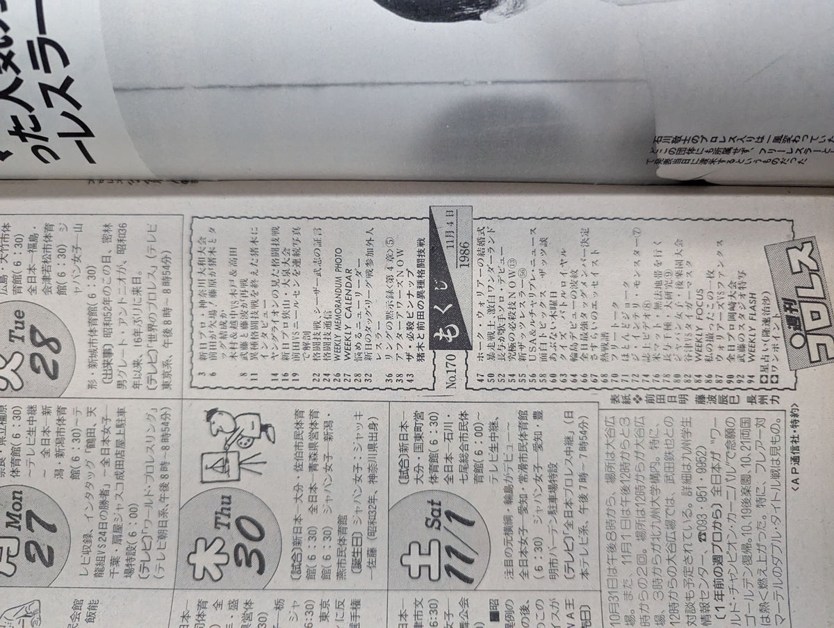 週刊プロレス170