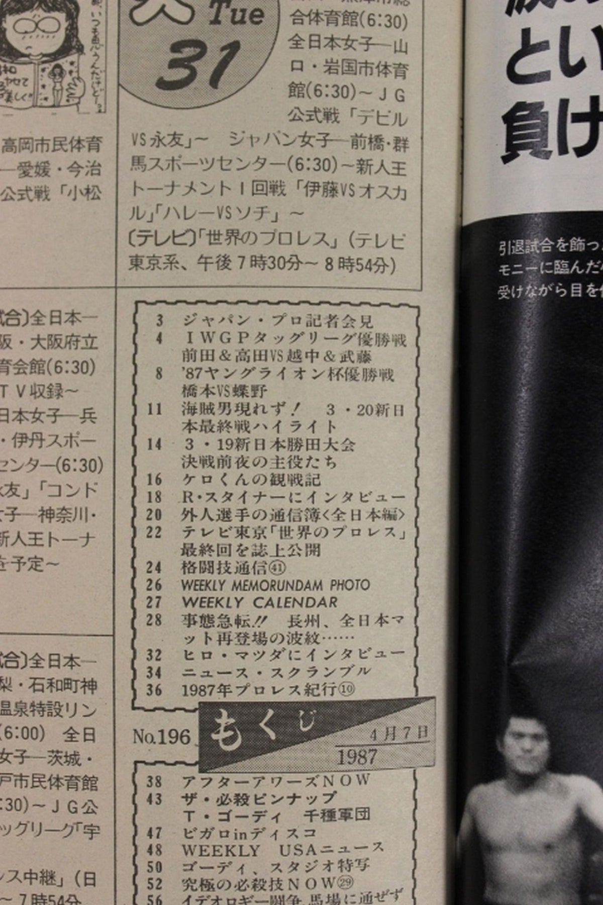 週刊プロレス196