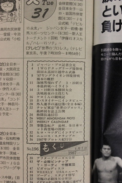 週刊プロレス196