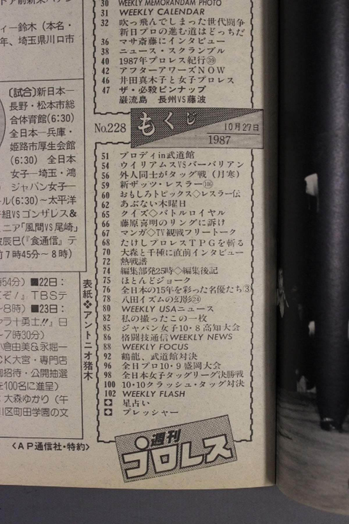 週刊プロレス228