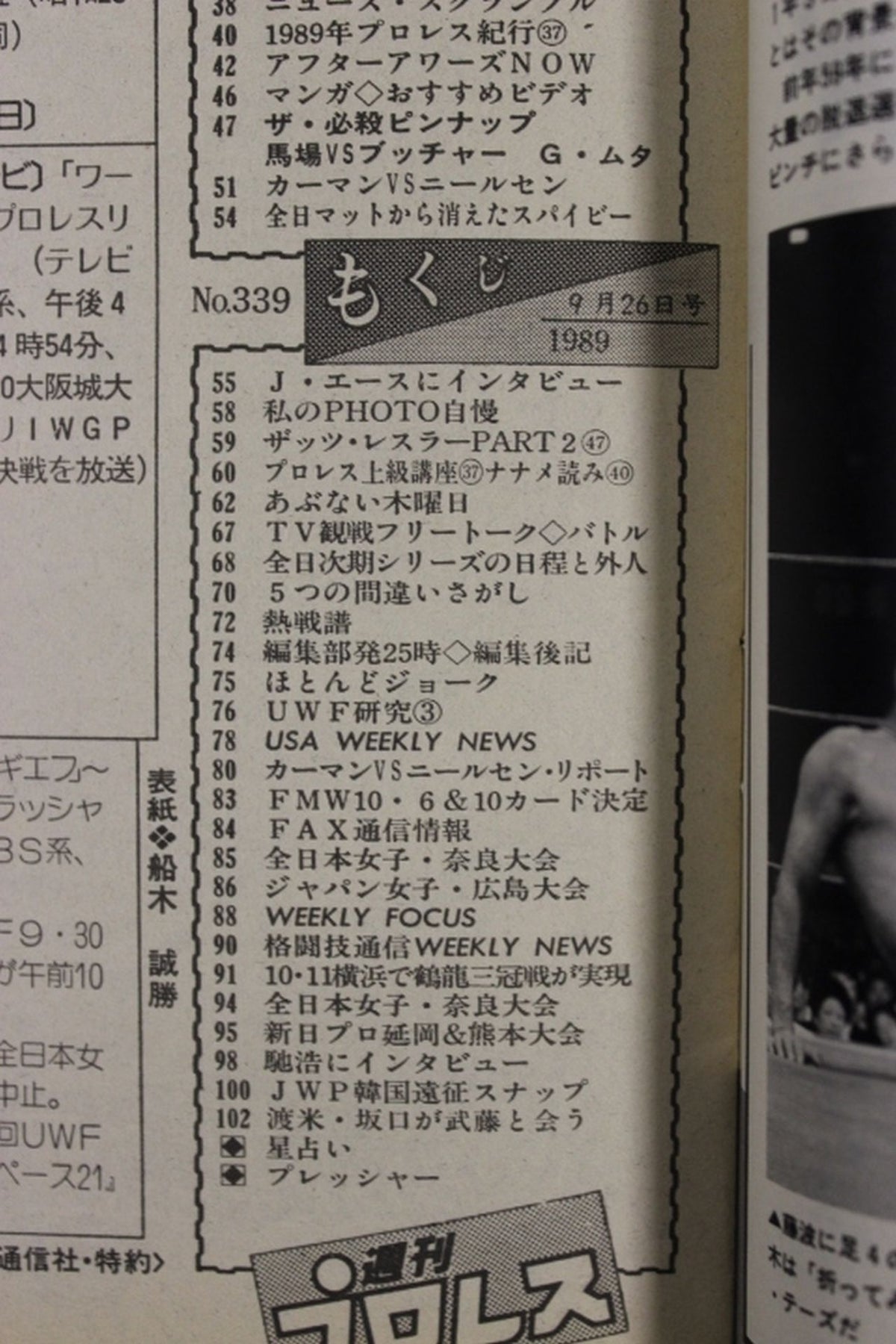 Weekly Pro Wrestling 339
