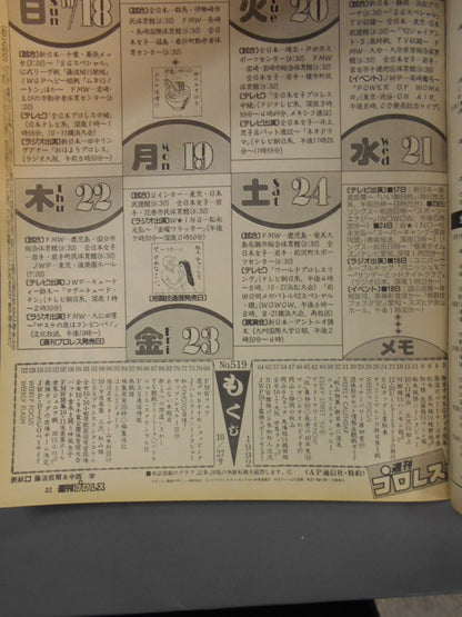 週刊プロレス519
