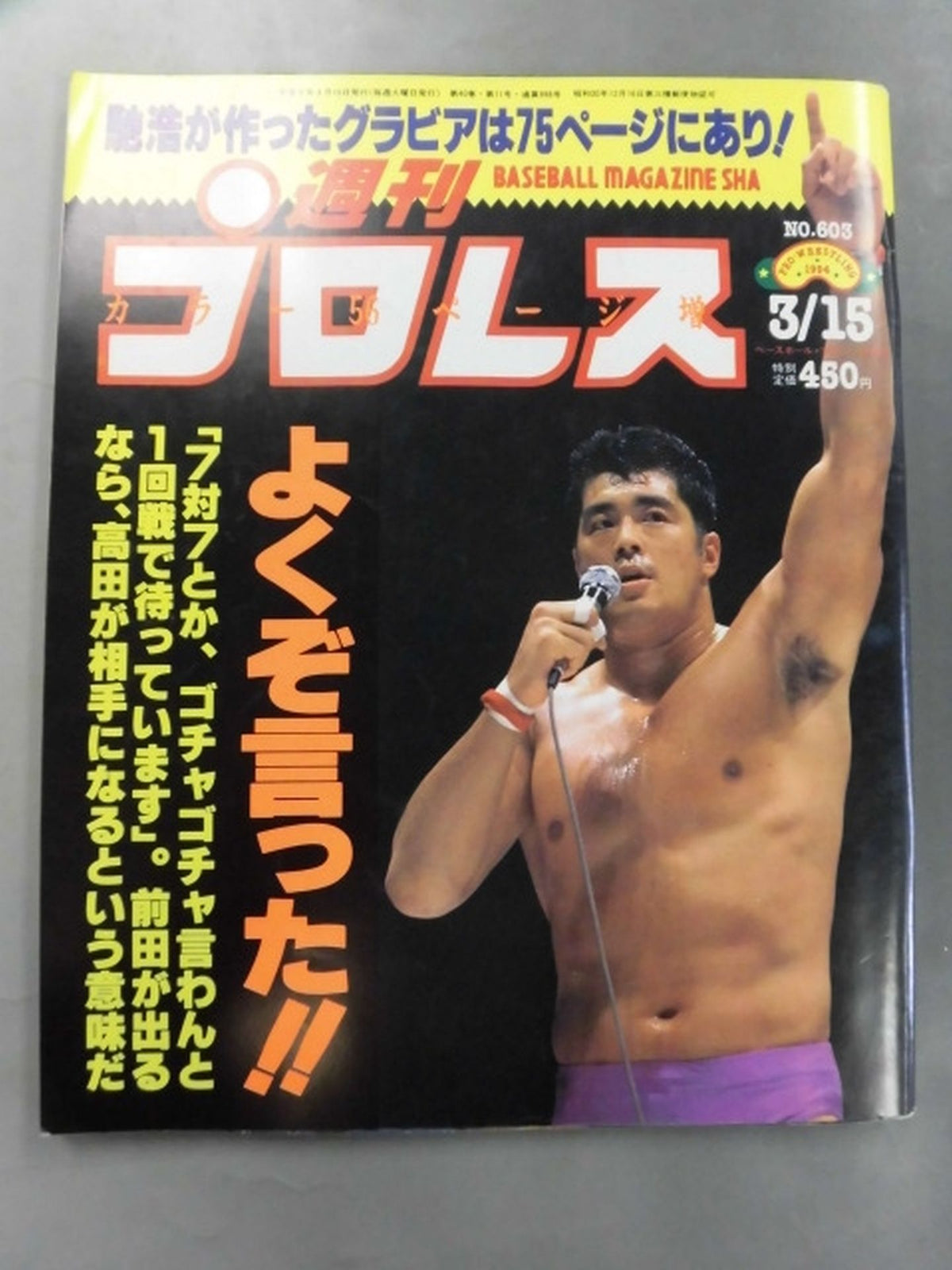 週刊プロレス603