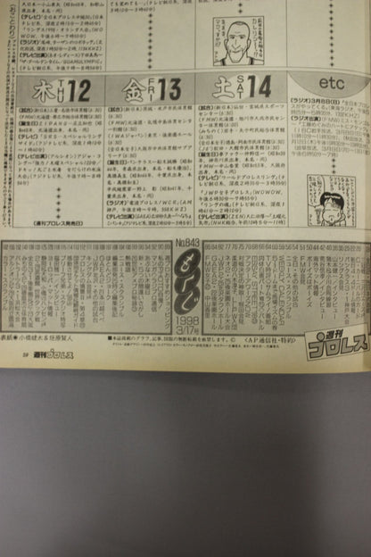 Weekly Pro Wrestling 843