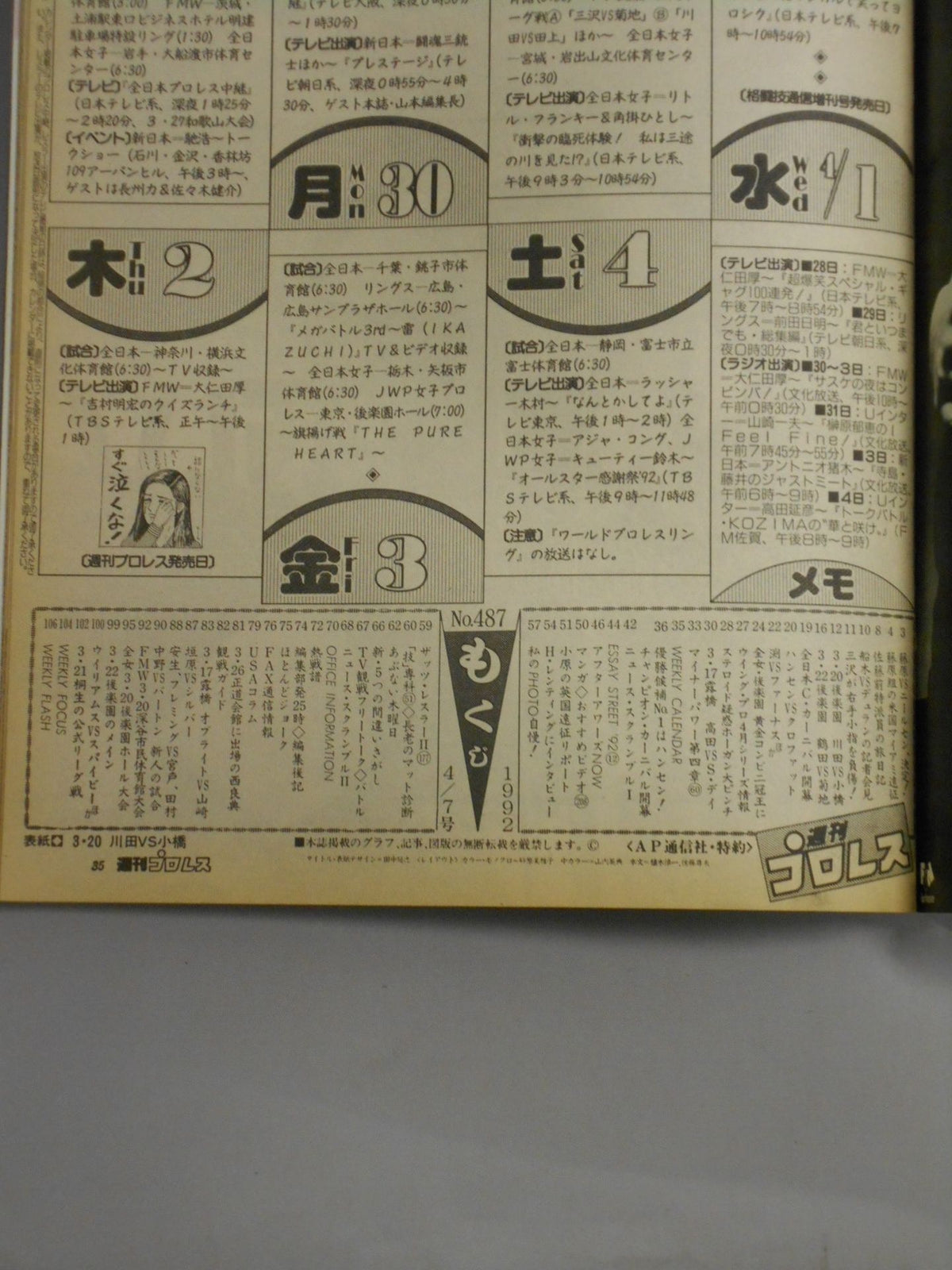 週刊プロレス487