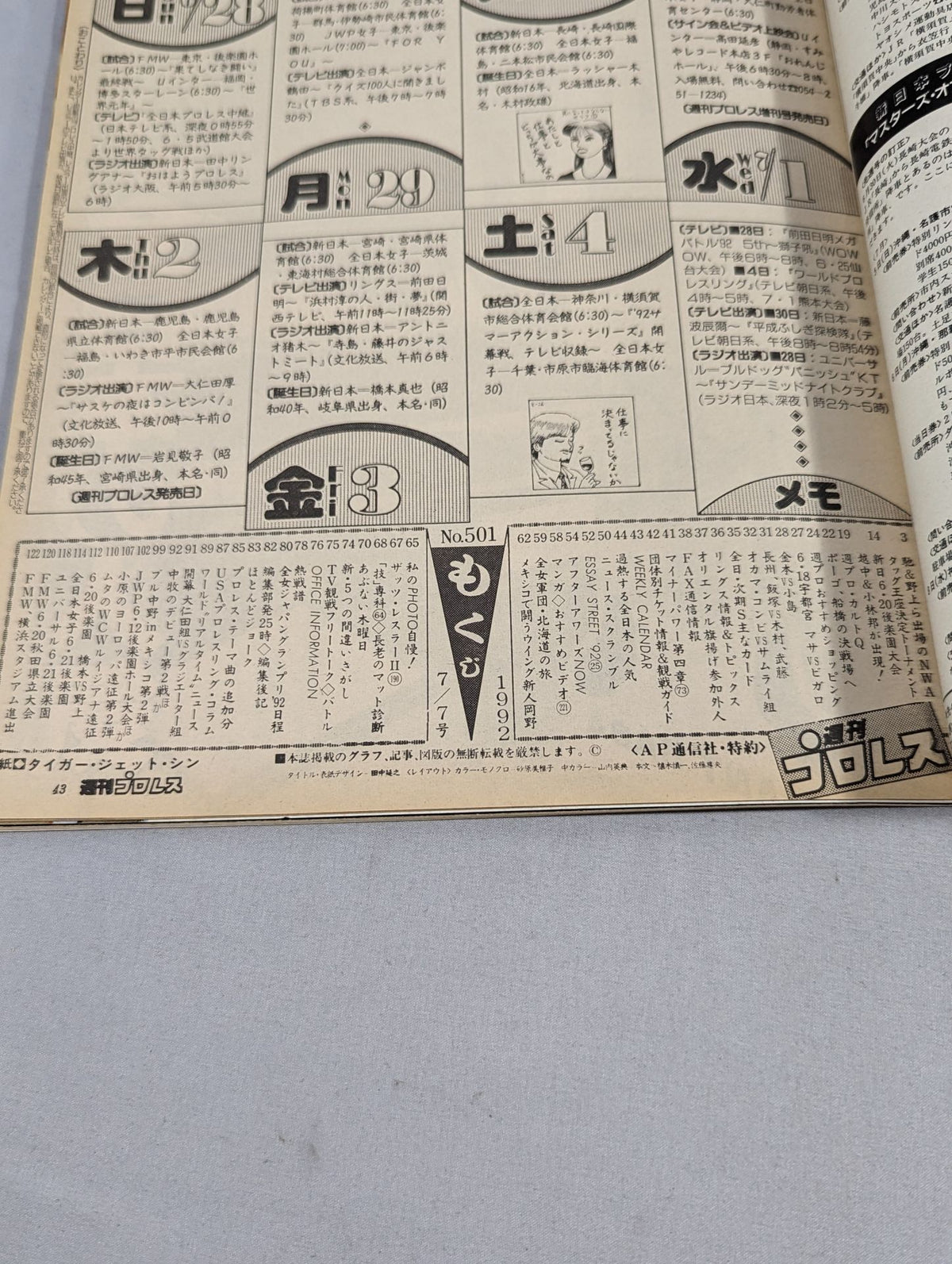 週刊プロレス501