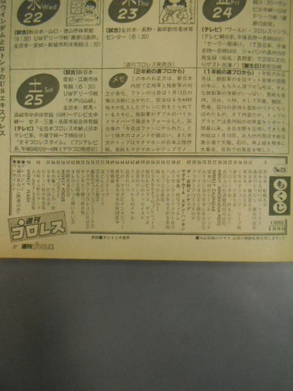 Weekly Pro Wrestling 128
