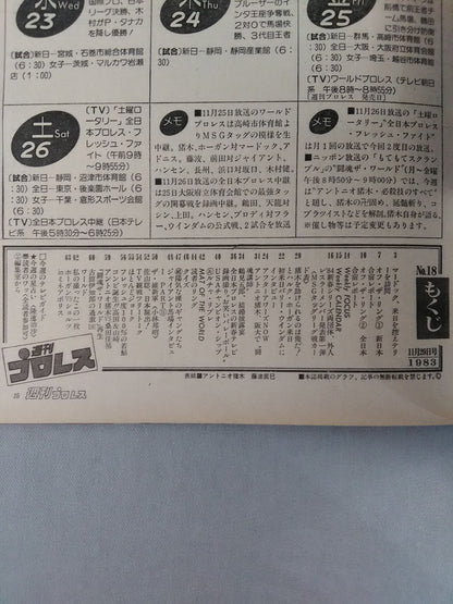 Weekly Pro Wrestling 18