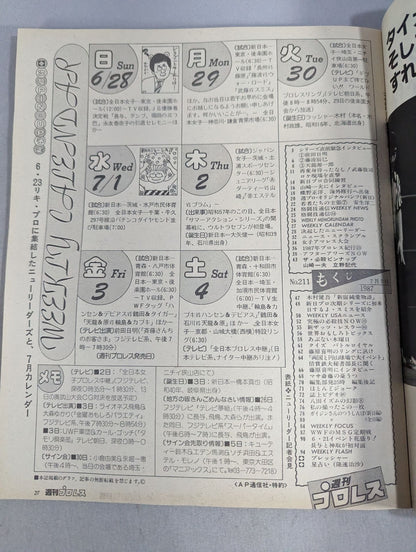 週刊プロレス211