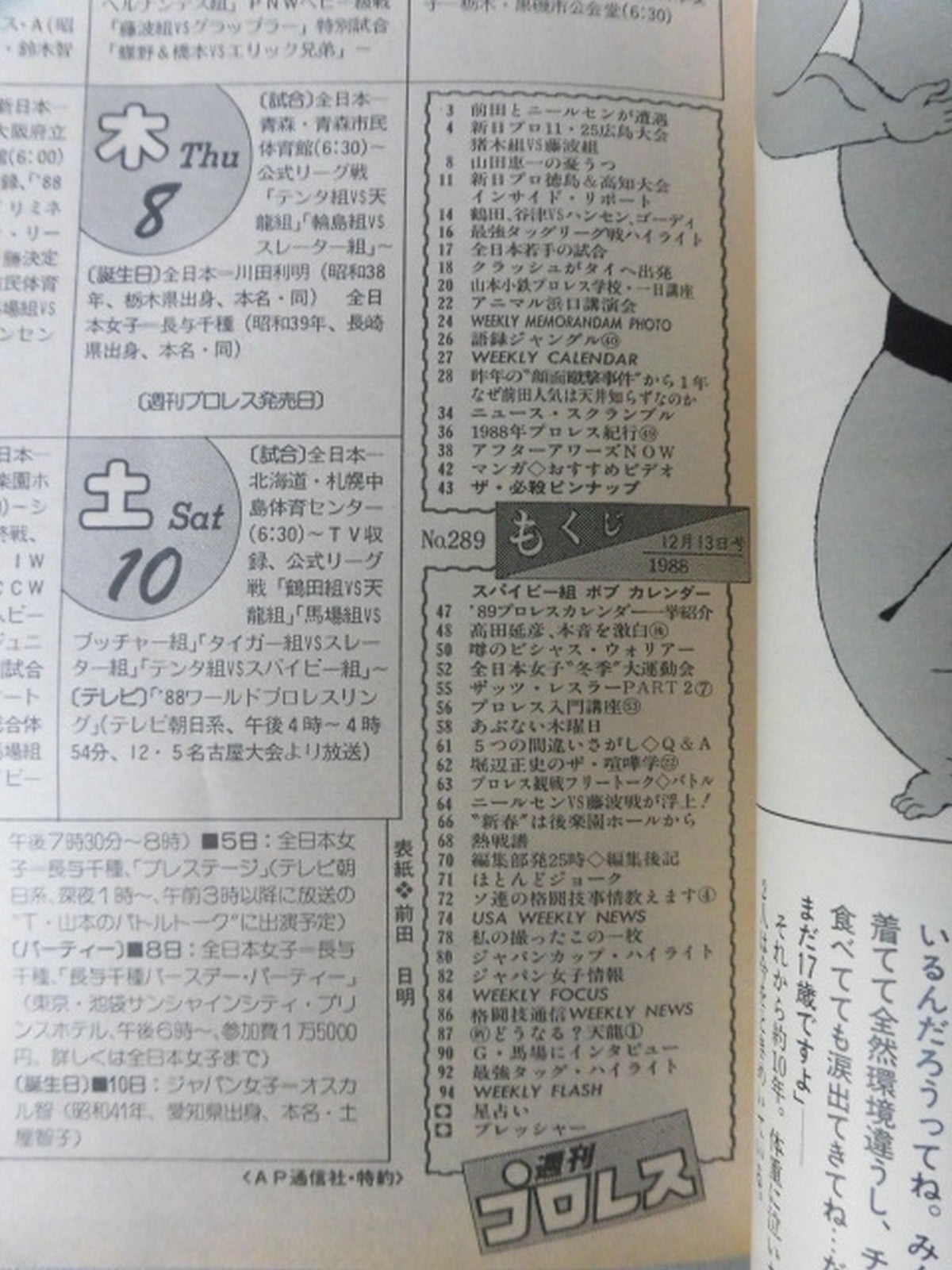 週刊プロレス289