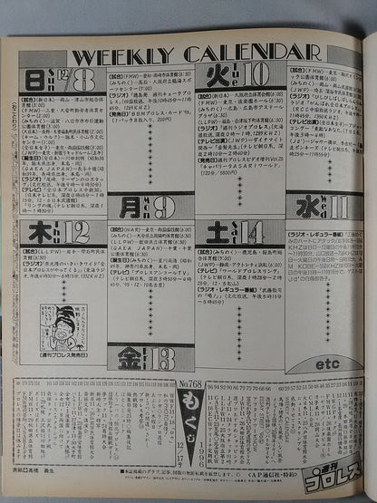 週刊プロレス768