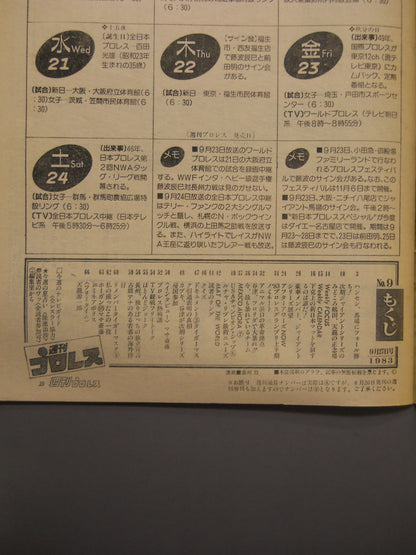 週刊プロレス9