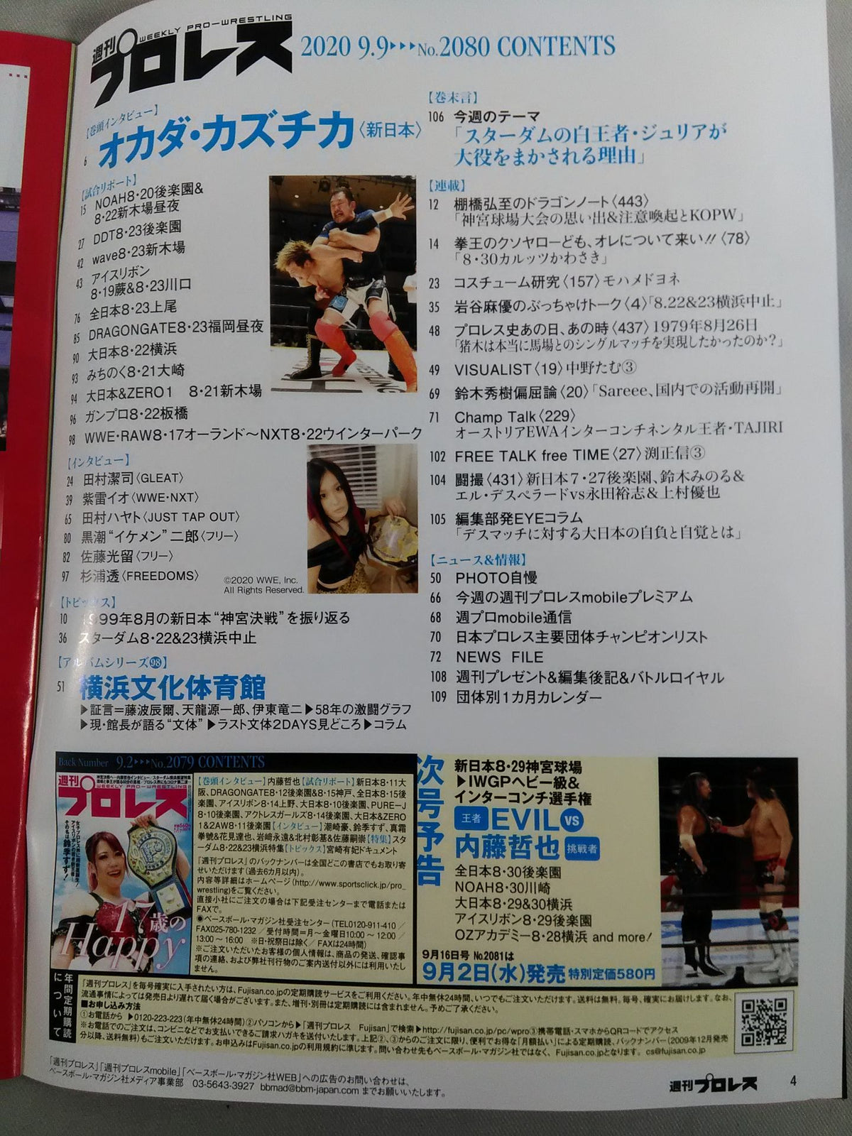 週刊プロレス2080