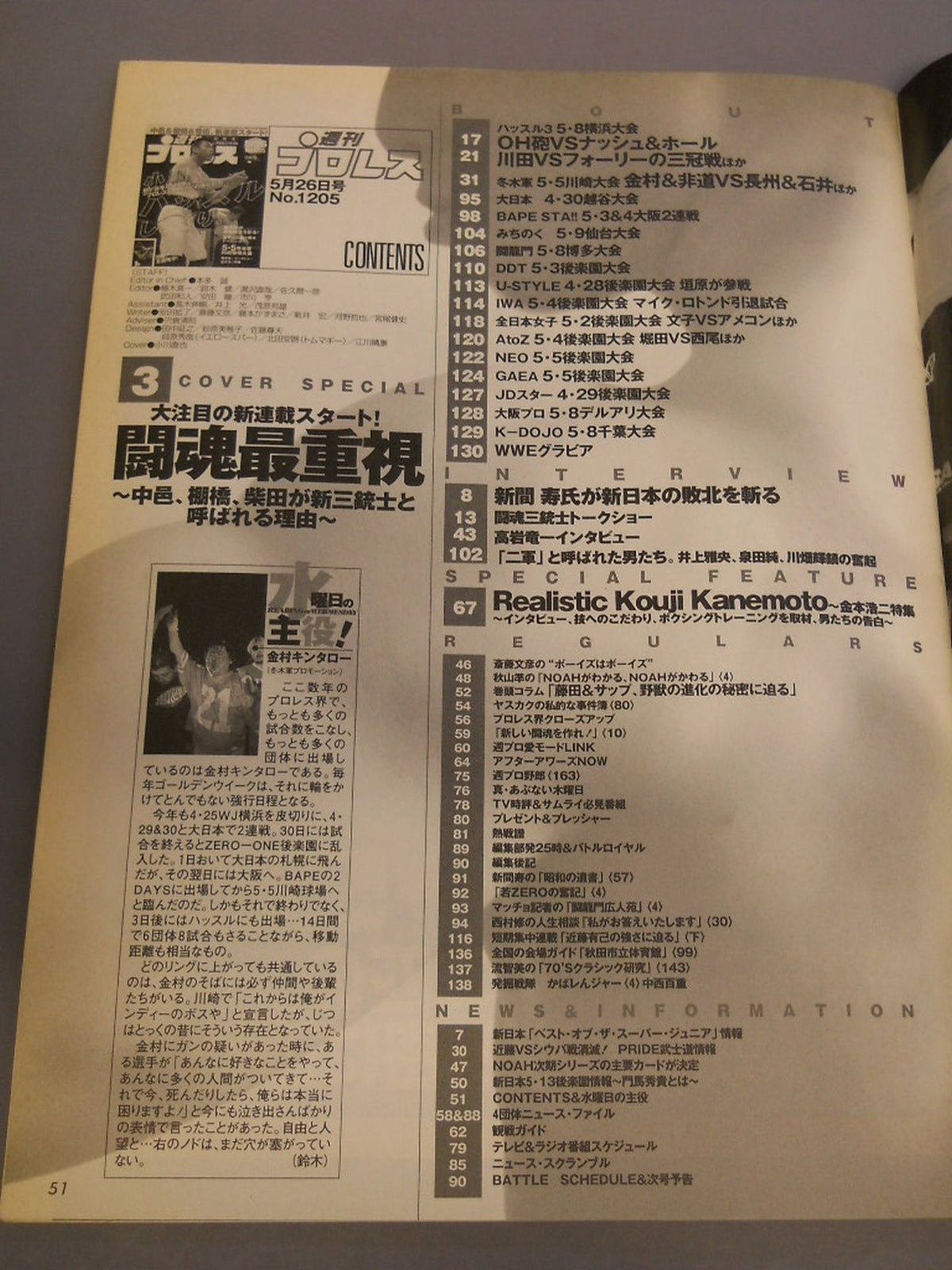 Weekly Pro Wrestling  1205
