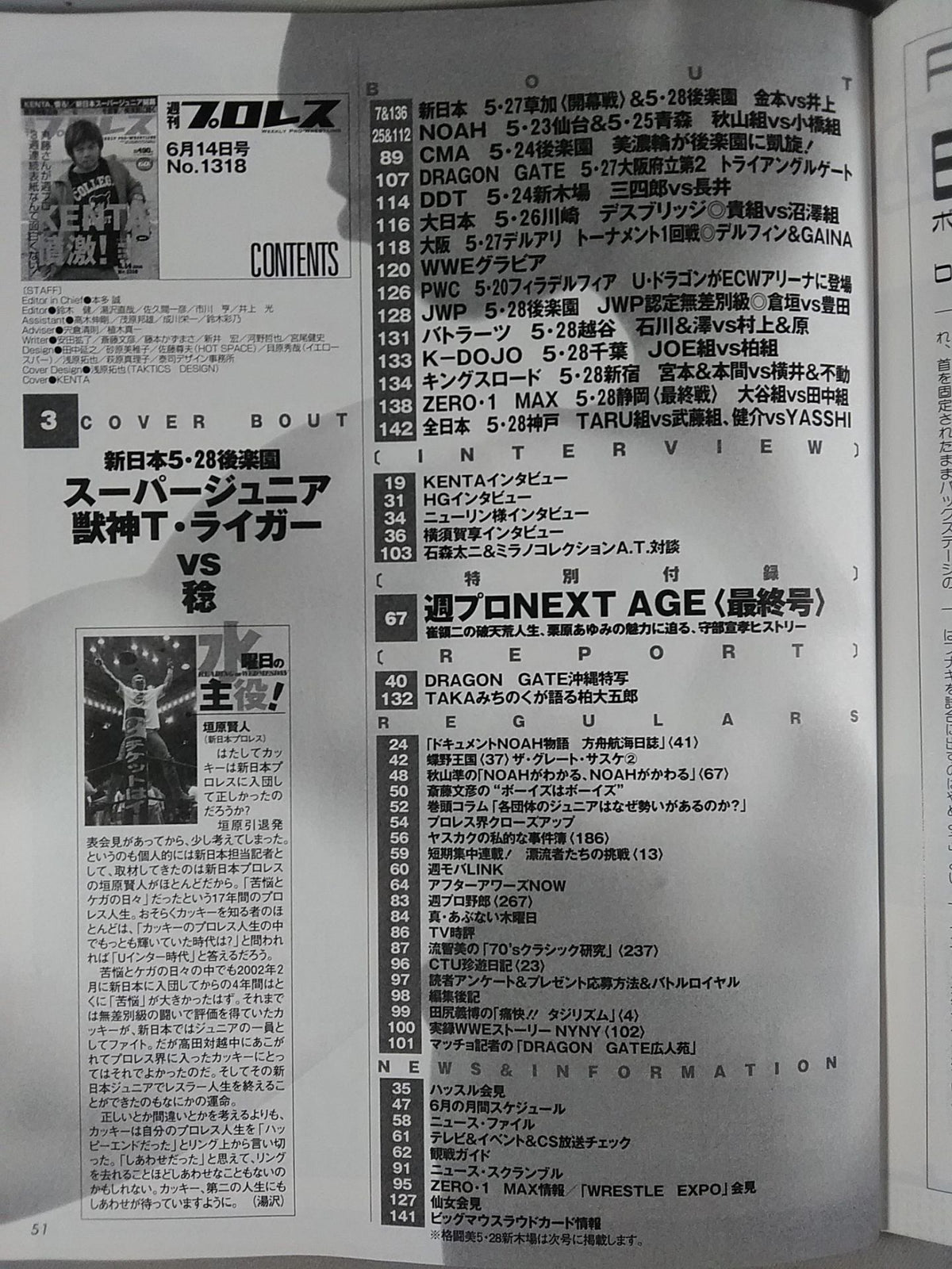 Weekly Pro Wrestling 1318