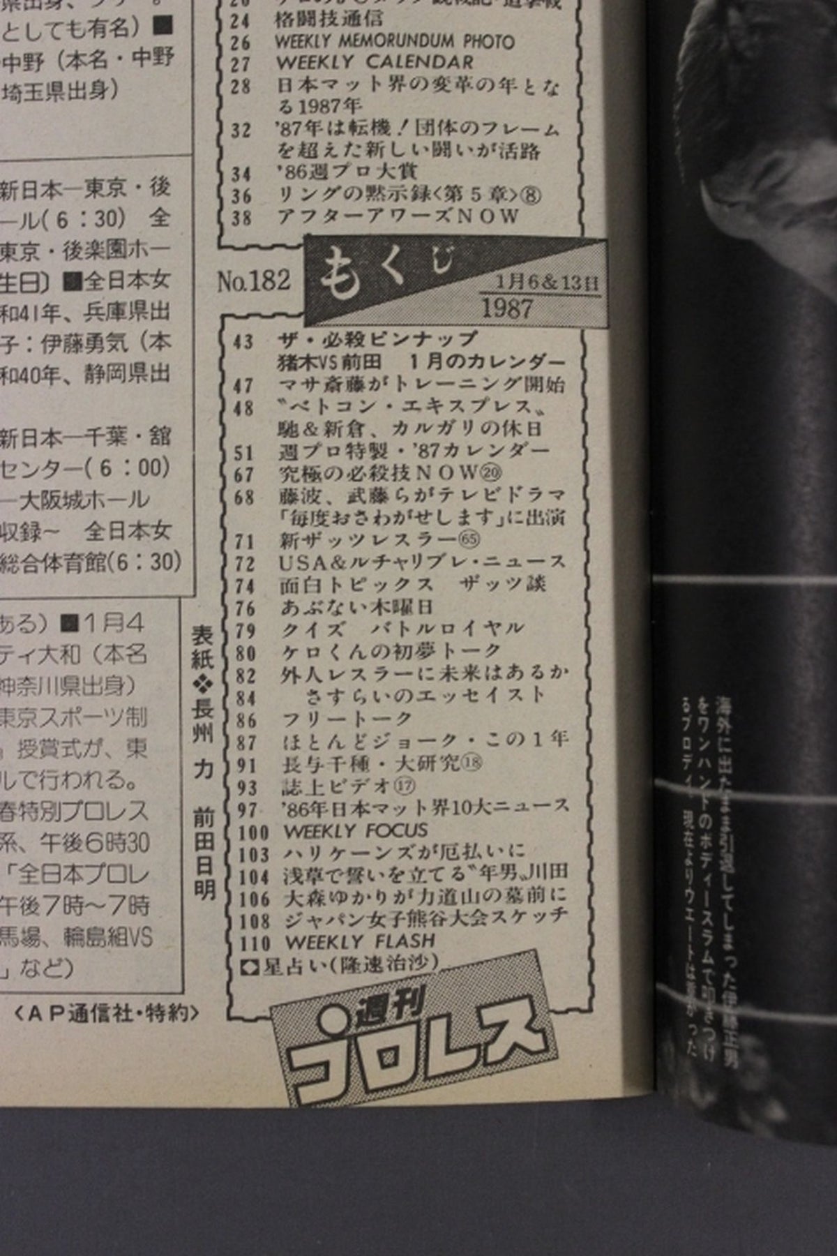 Weekly Pro Wrestling  182