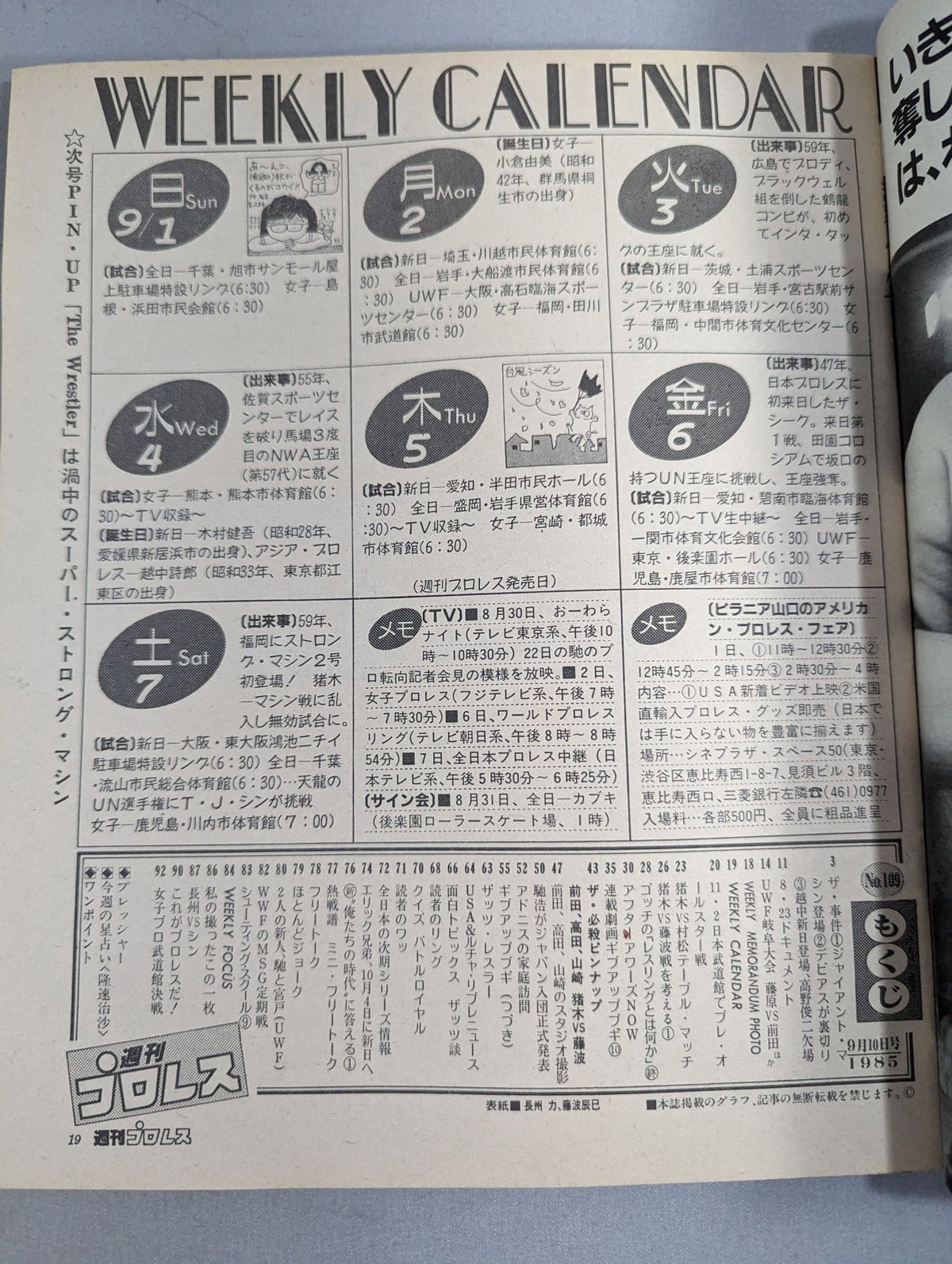 Weekly Pro Wrestling 109