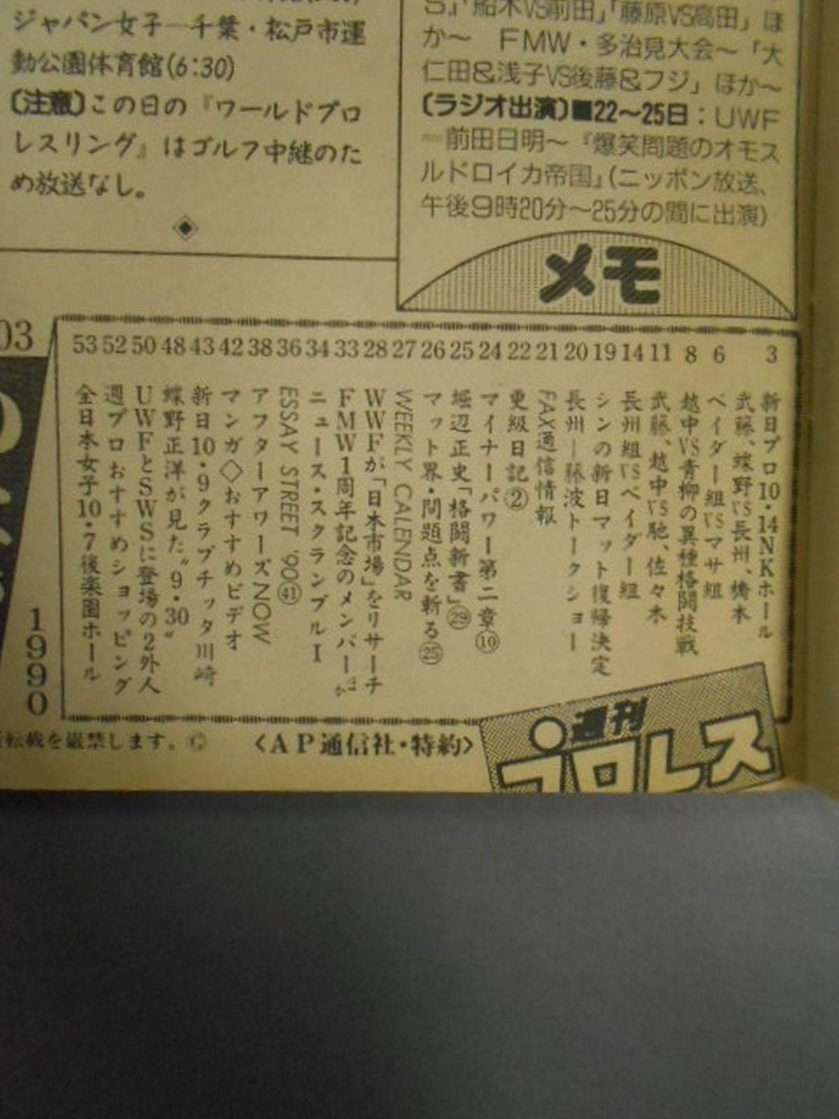 週刊プロレス403
