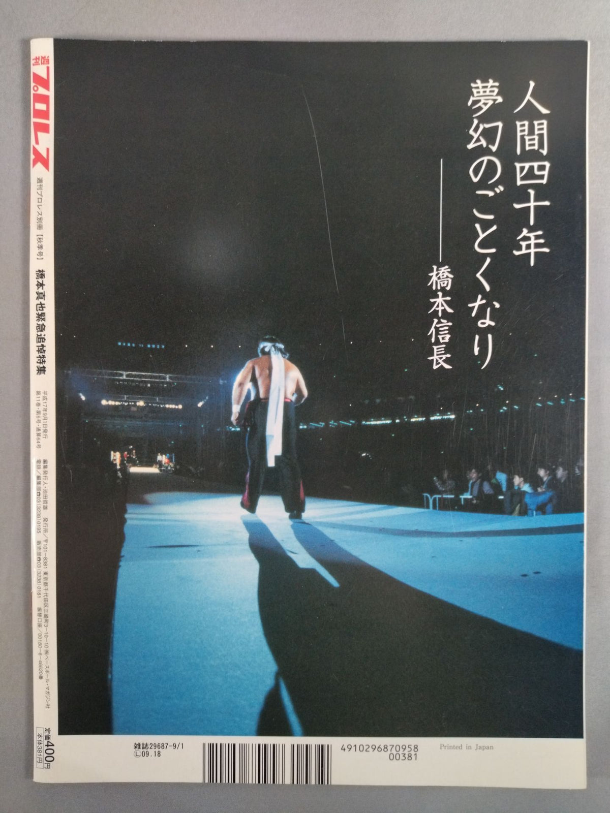 Weekly Pro Wrestling  Annex 64 "Farewell Hashimoto, King of Destruction Be eternal."