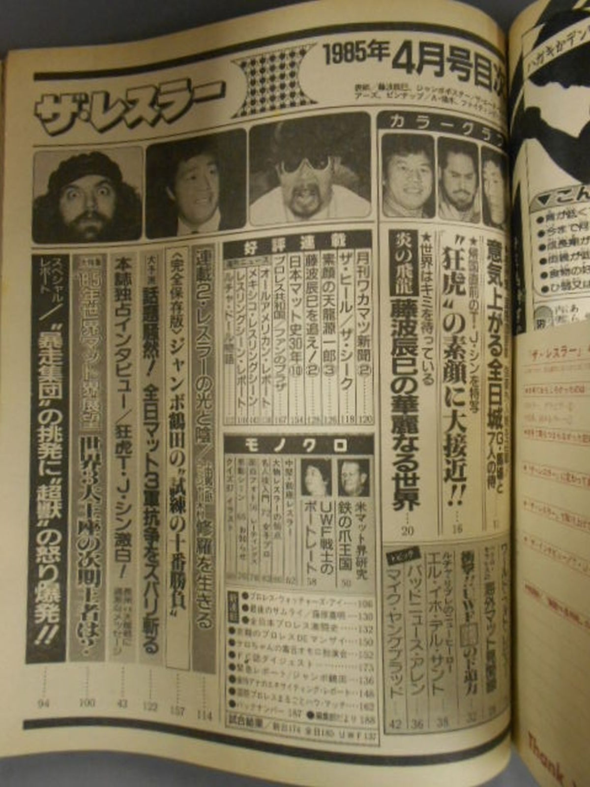 月刊ザ・レスラー 1985年4月号